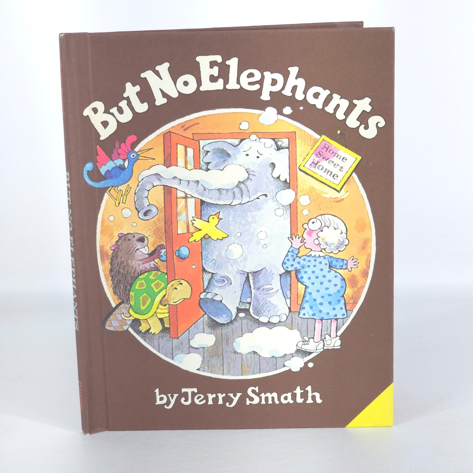 But No Elephants Jerry Smath 1979 Hardcover Parents Magazine Press Vintage Kids