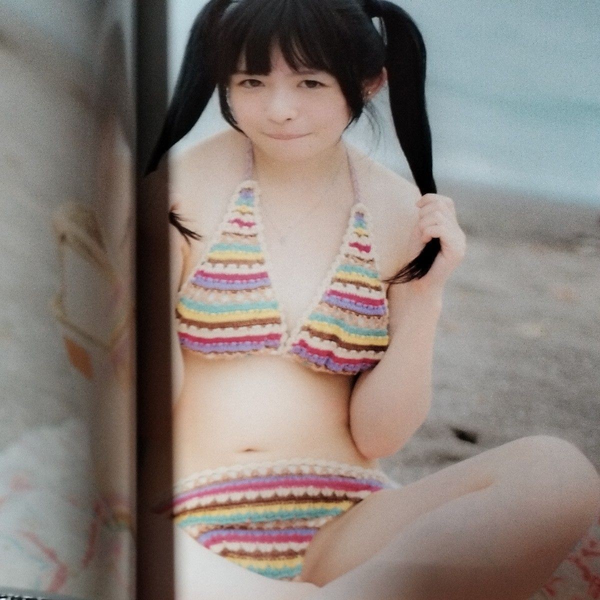 Photo Book YOUR TWINTAIL Pigtails 212×250mm 127p Chiaki Kuriyama,Moga Mogami