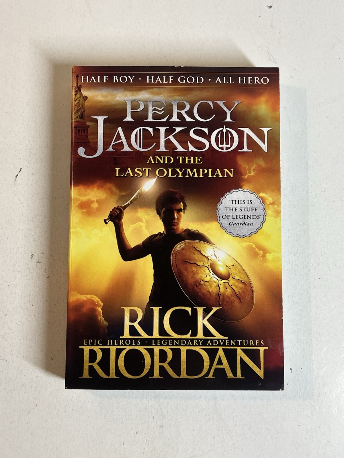 Complete Series Set PERCY JACKSON 1-5 Rick Riordan Paperback Books Epic Heroes