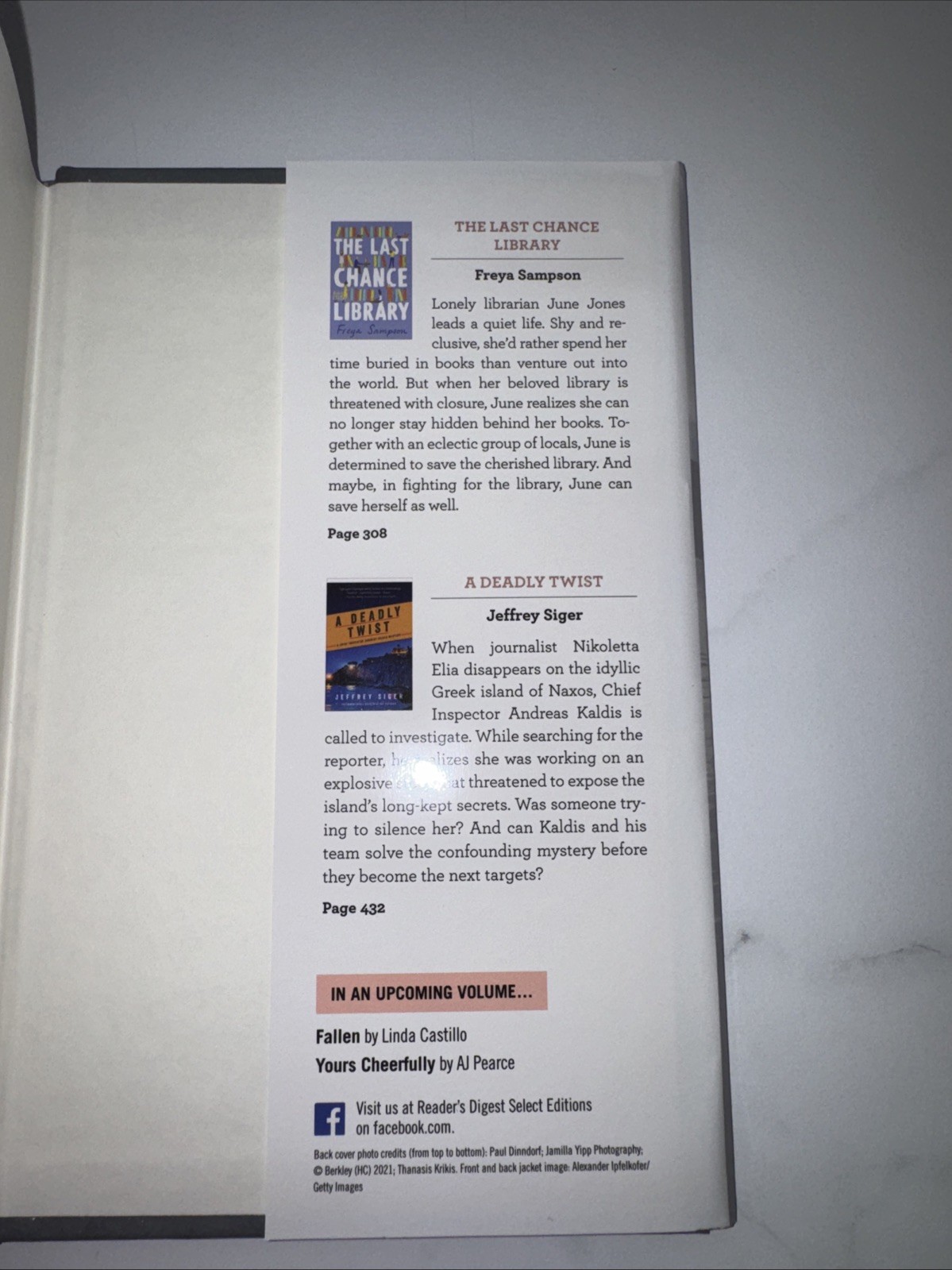 Reader’s Digest Select Editions Hardback 4 different Authors. Edition 383.