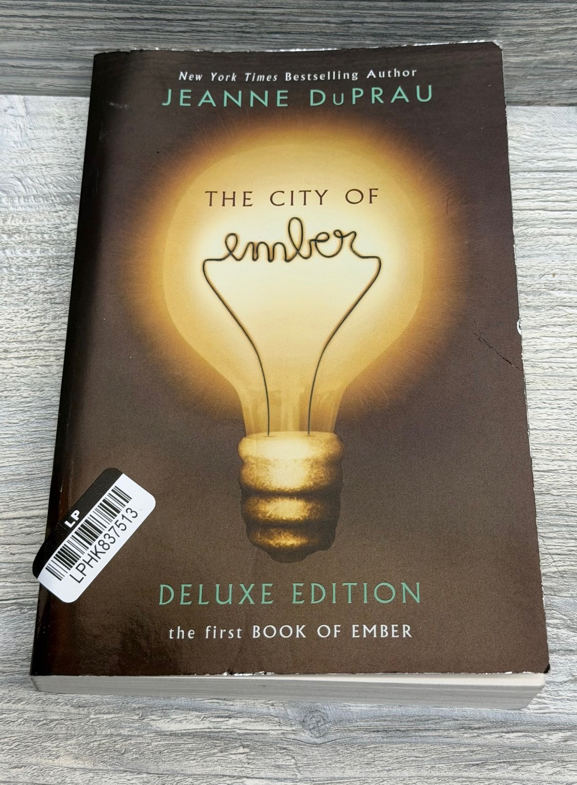 Jeanne DuPrau The City of Ember Deluxe Edition Book 1 Paperback YA Fantasy Novel