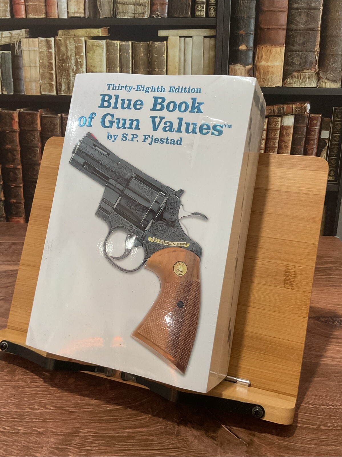 Blue Book of Gun Values – 38th edition – by S.P. Fjestad (2017 paperback)