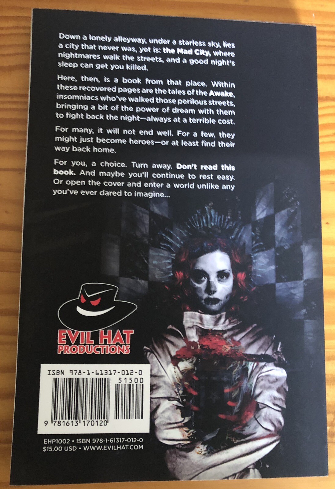 Don’t Read This Book : 13 Forbidden Tales from the Mad City Wendig Evil Hat VE5