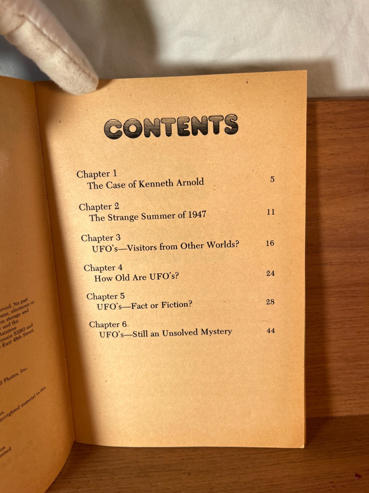 Vintage 1977 Unidentified Flying Objects Jim Collins – UFO Sightings & History