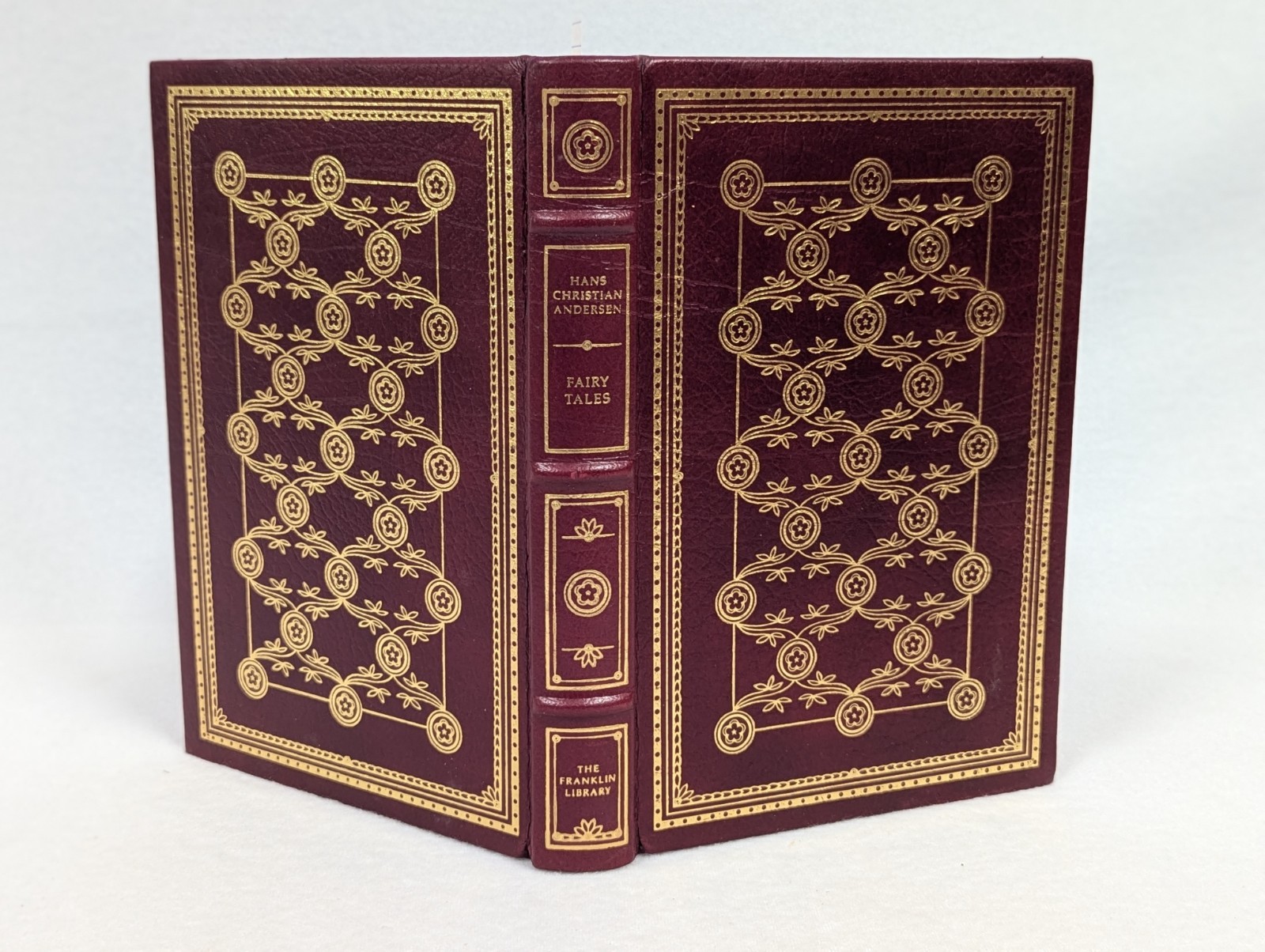 Franklin Library Leather ~ Fairy Tales ~ Hans Christian Andersen ~ Vtg 1982 HC