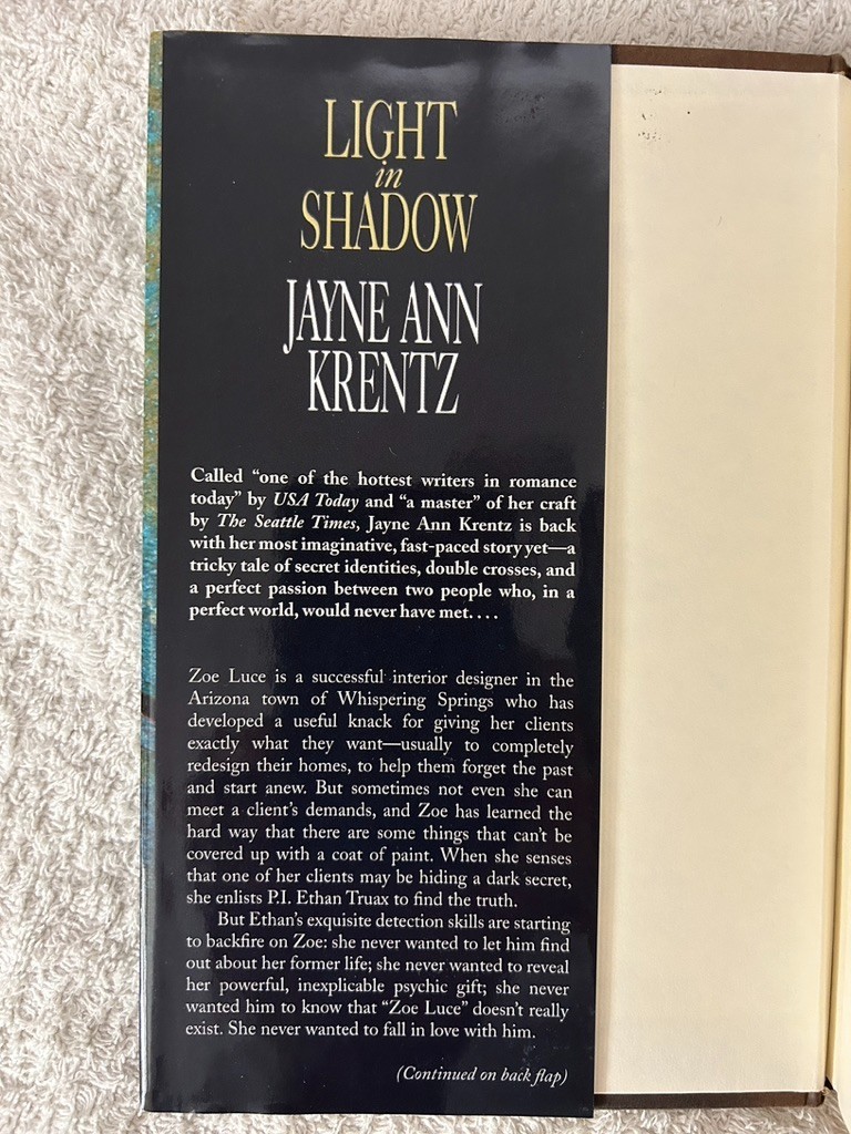 Jayne Ann Krentz, Deep Waters; Whispering Springs: Light in the Shadow