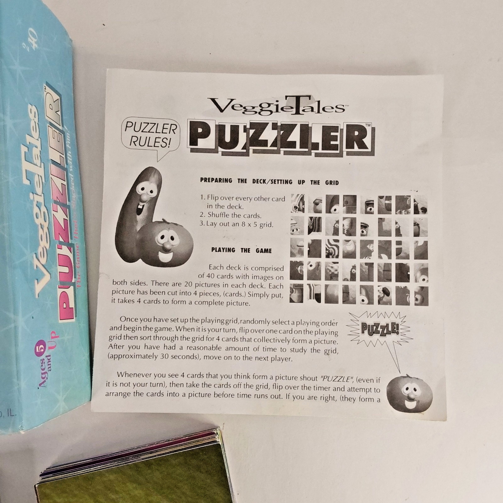 Veggie Tales Bundle: Puzzler Game, Books, Dictionary, Bible Storybook