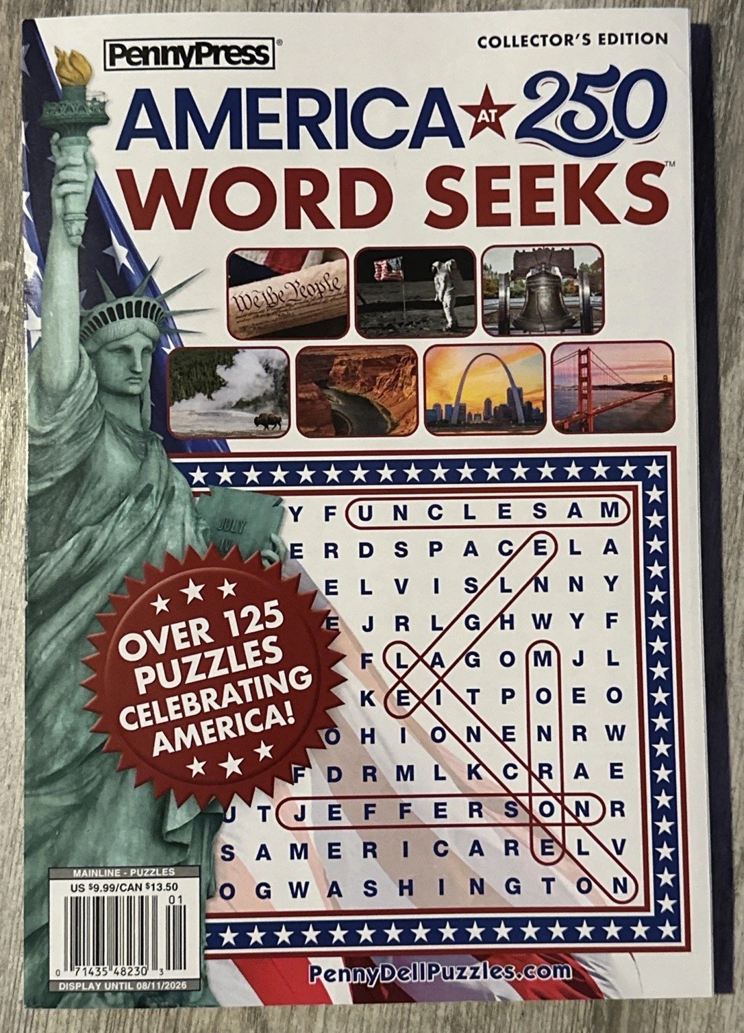 America At 250 Word Seeks Puzzles by Penny Press Summer 2026