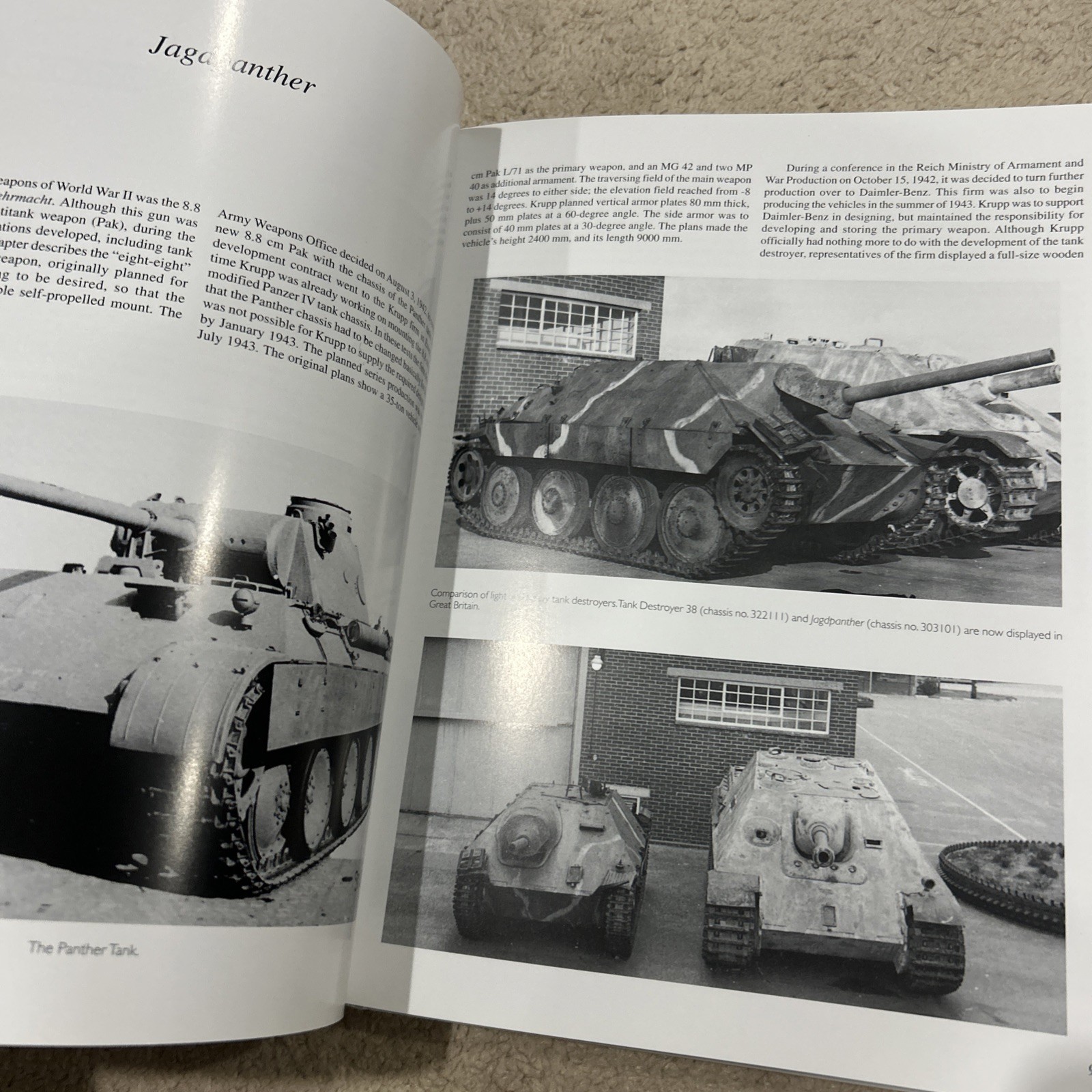 Heavy Jagdpanzer : Development – Production – Operations by Walter Spielberger
