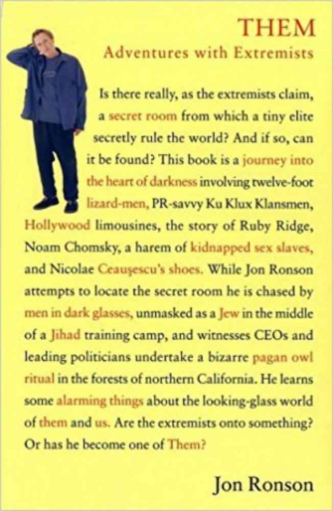 Them: Adventures With Extremists – hardcover Ronson, Jon