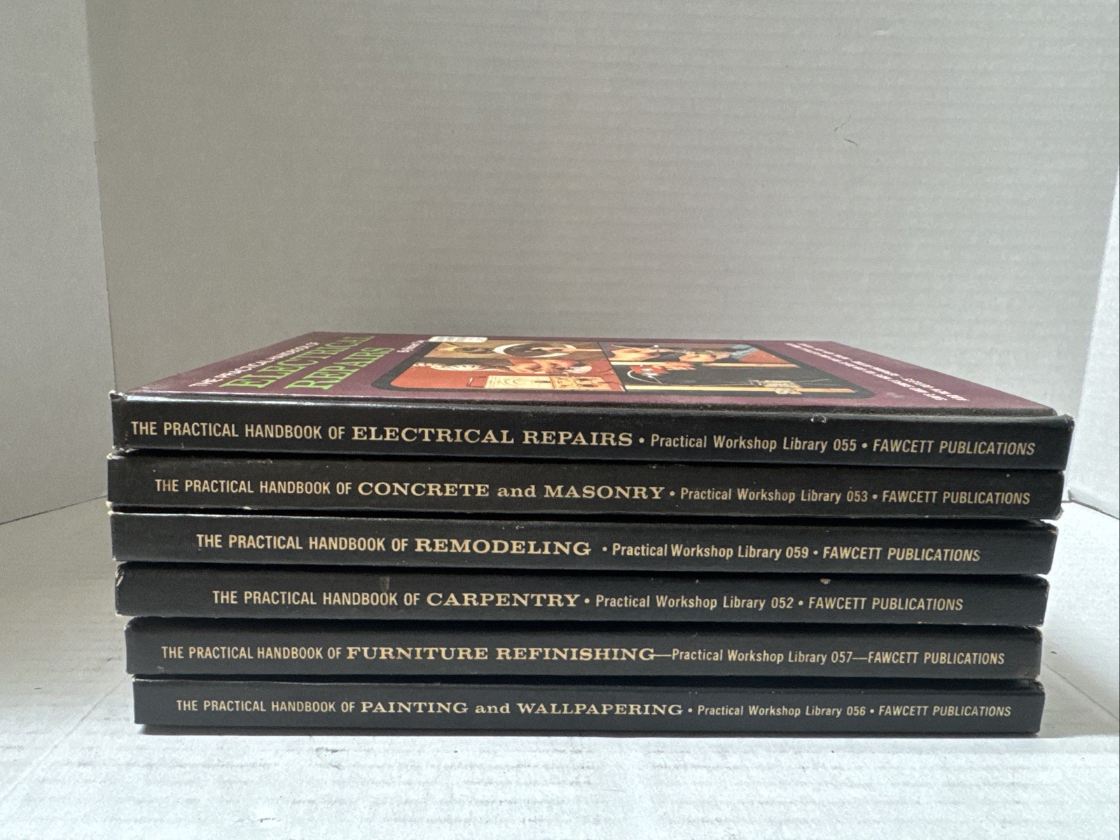 The Practical Handbook Of Carpentry Electrical Home Repair Hardcover Set (6)