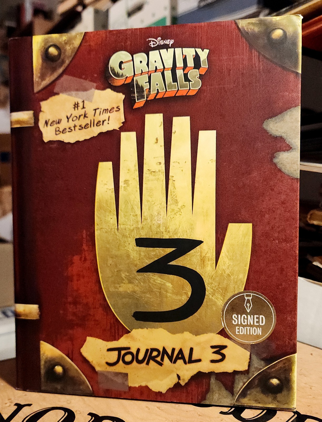 Gravity Falls Journal 3 SIGNED Alex Hirsch Full Name Hardcover Disney Edition