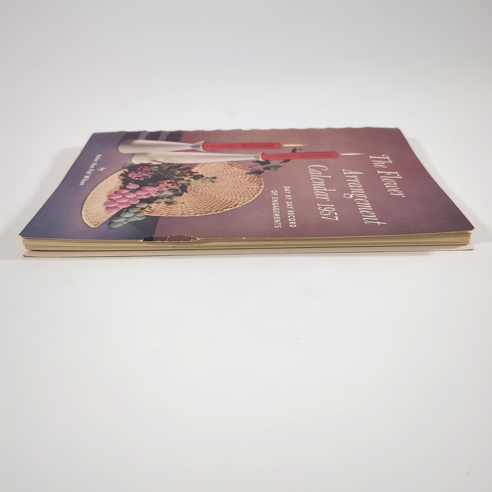 Flower Arrangement Calendar 1957 Floral Design Planner Box Helen Van Pelt Wilson