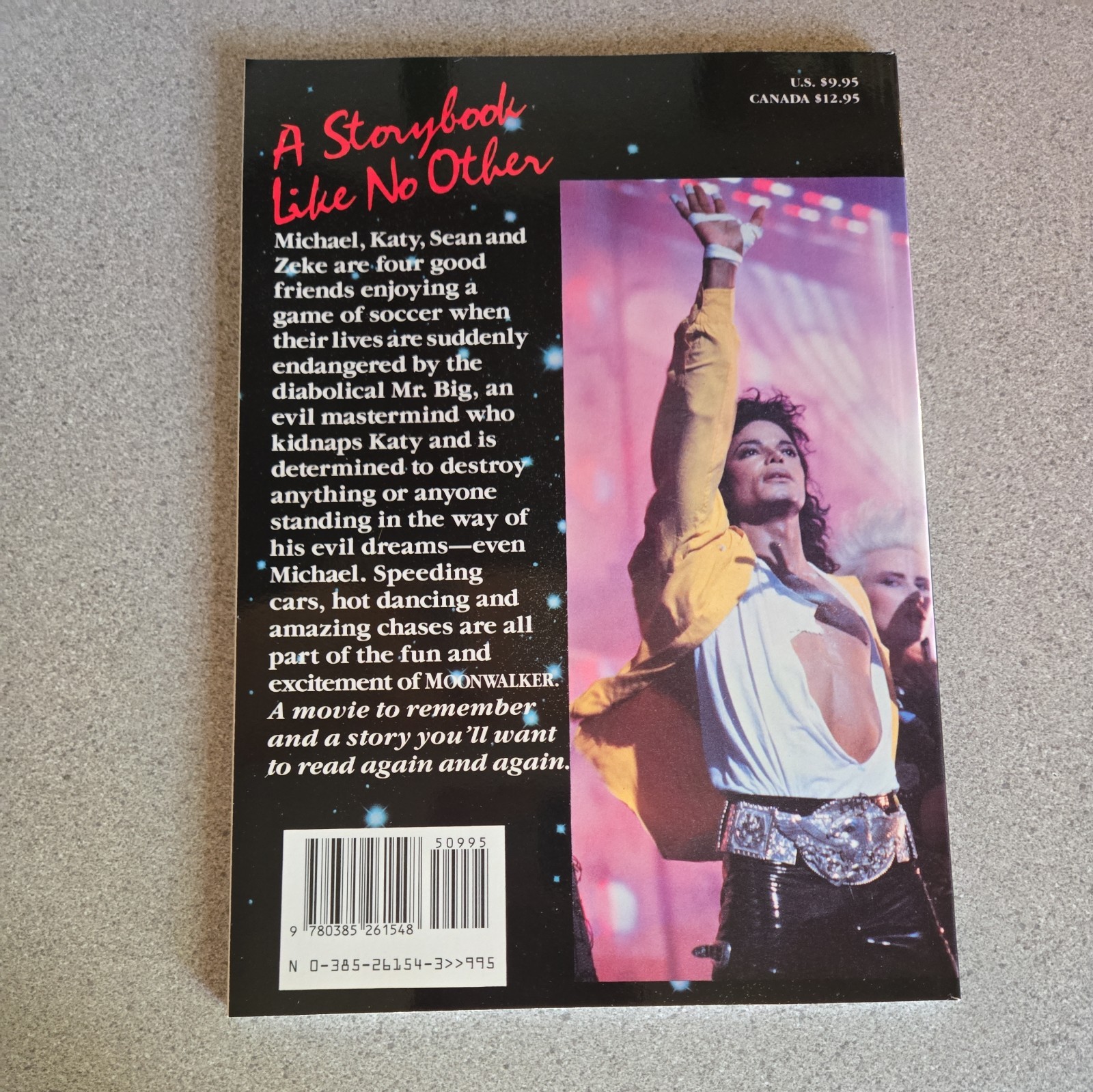 Moonwalker: The Storybook by Jackson, Michael Paperback EUC