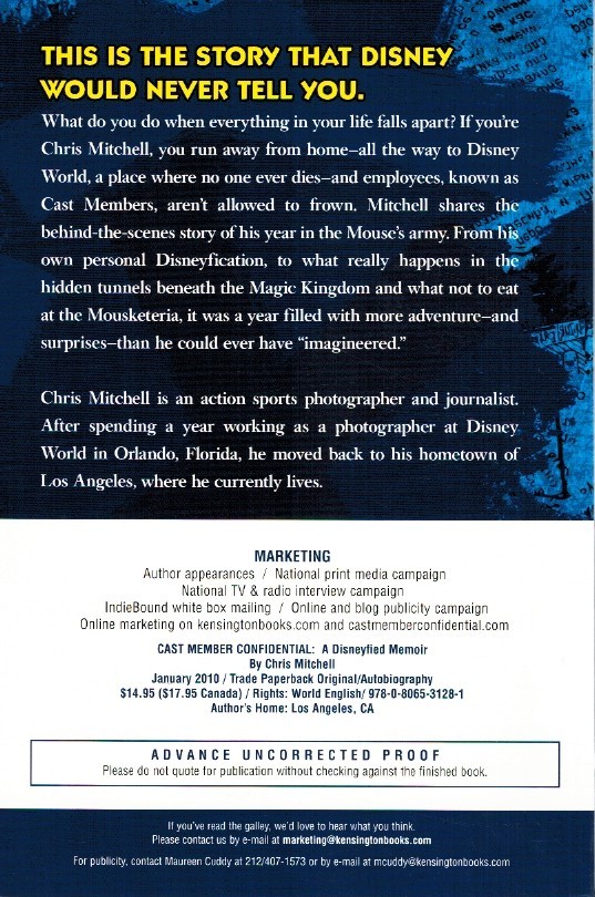CAST MEMBER CONFIDENTIAL by Mitchell, Chris 2010 Softcover