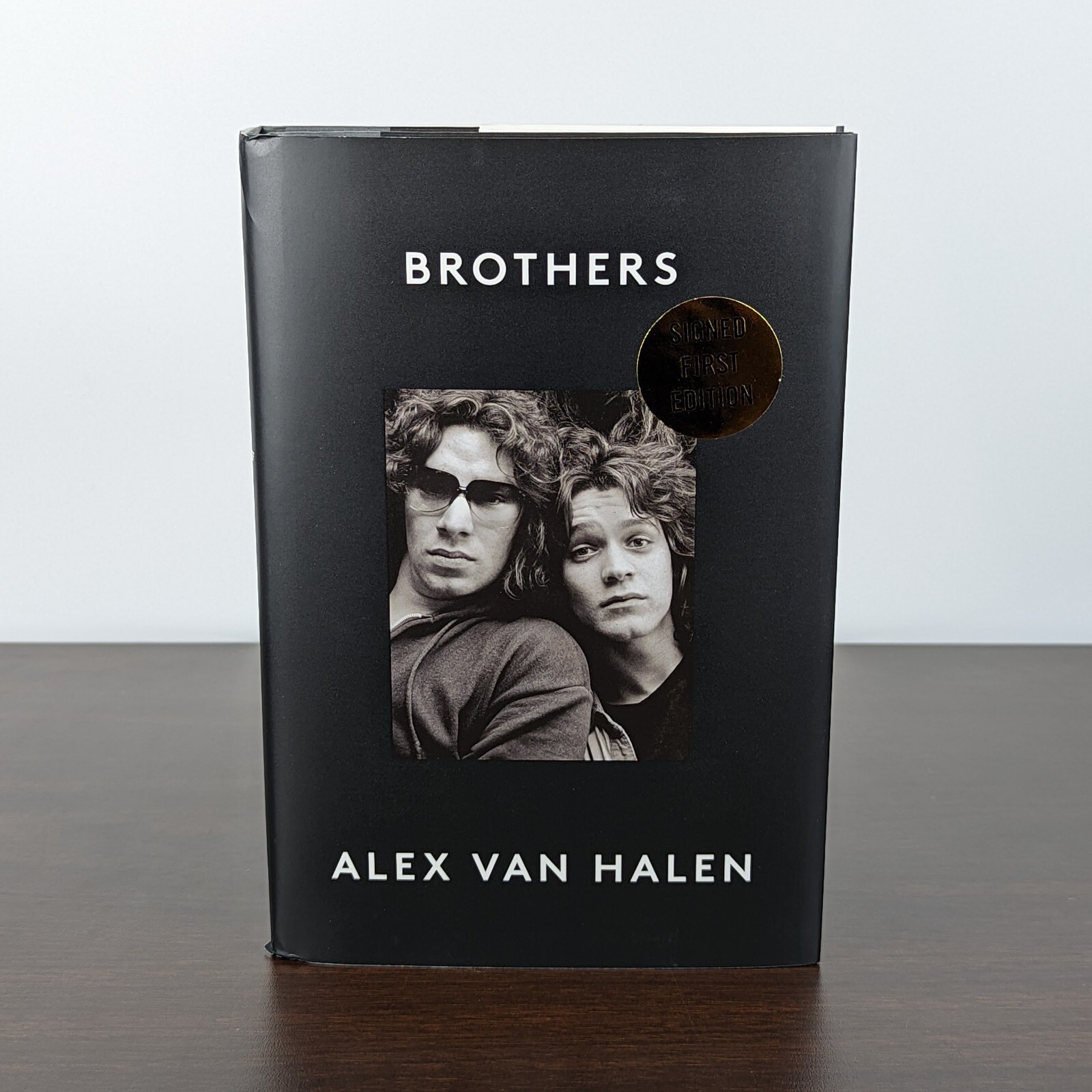 BROTHERS Alex Van Halen SIGNED Autographed 1st First Edition Hardcover (Damaged)