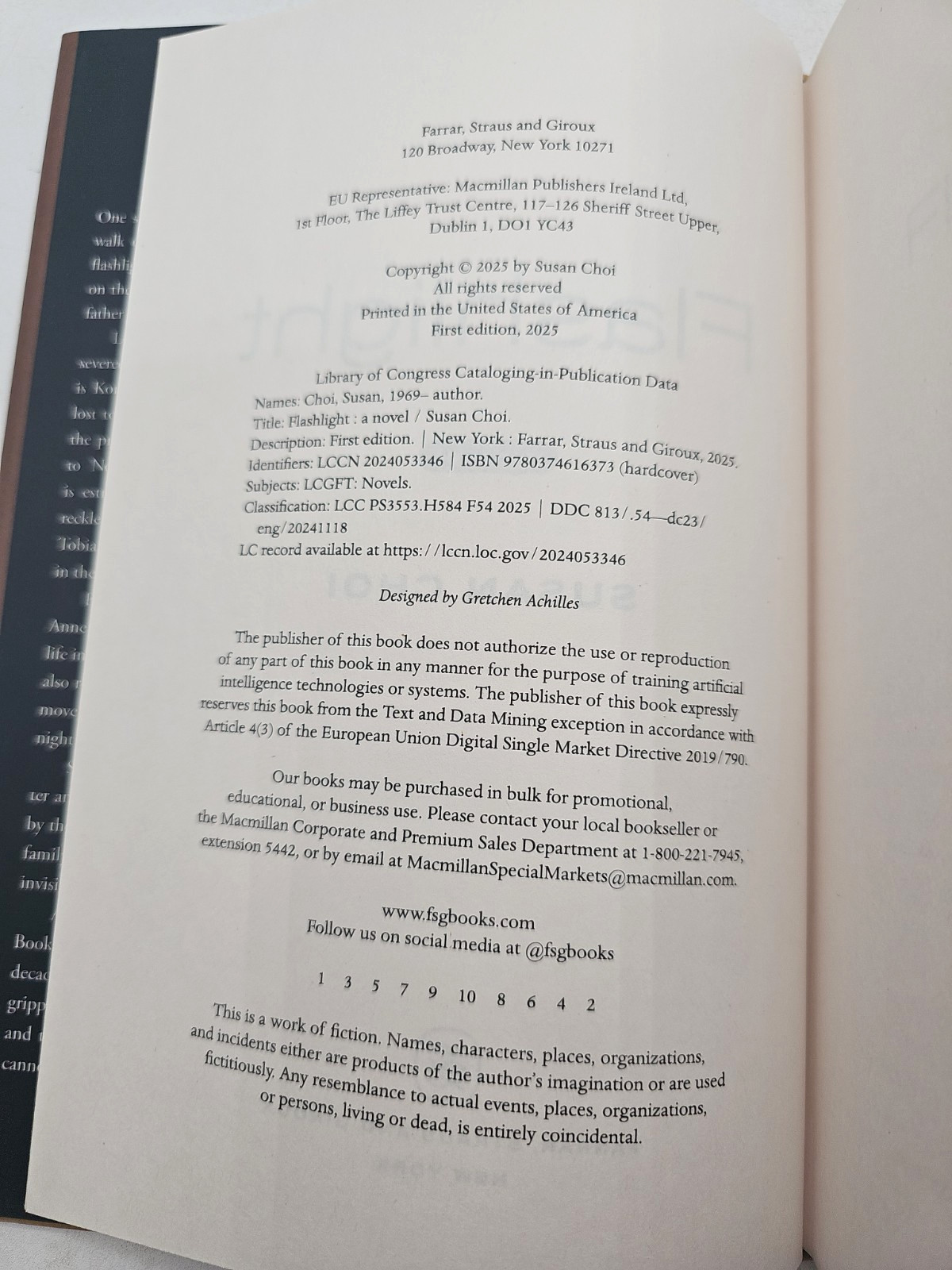 Flashlight A Novel Susan Choi Hardcover