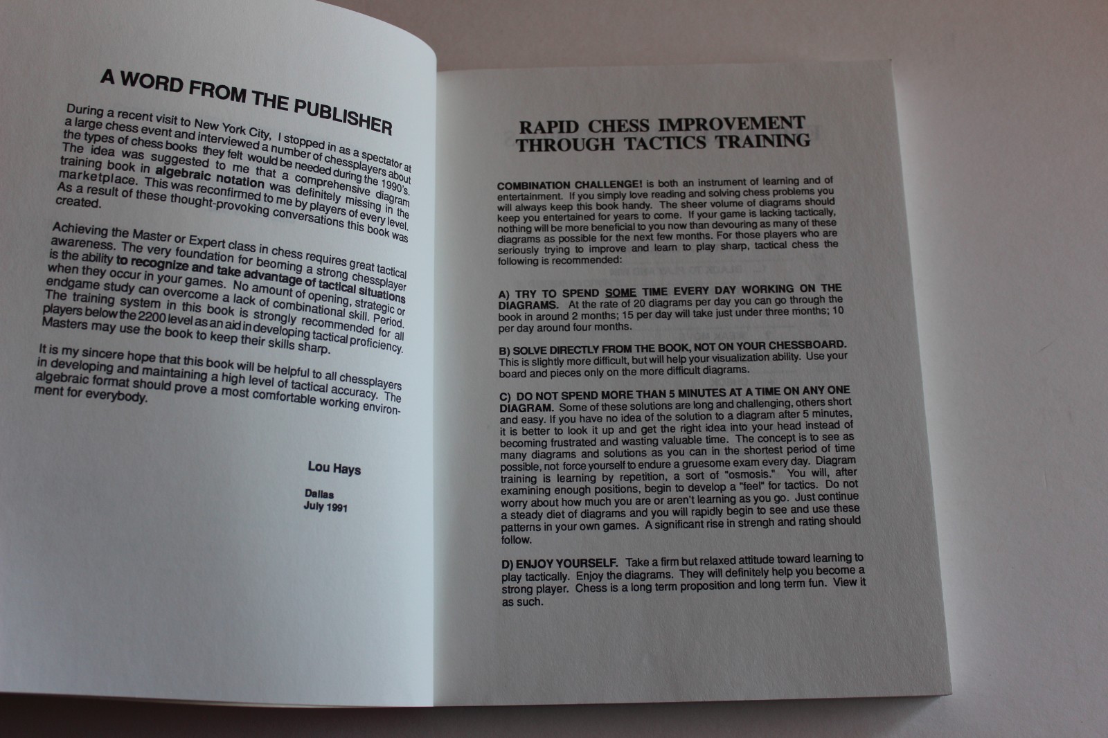 Combination Challenge! 1154 Striking Examples in a 1990s Format Lou Hays PB 1991