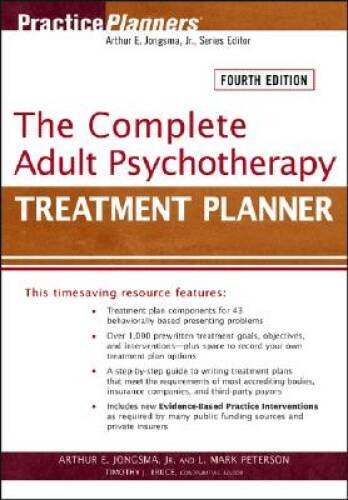The Complete Adult Psychotherapy Treatment Planner – Paperback – VERY GOOD