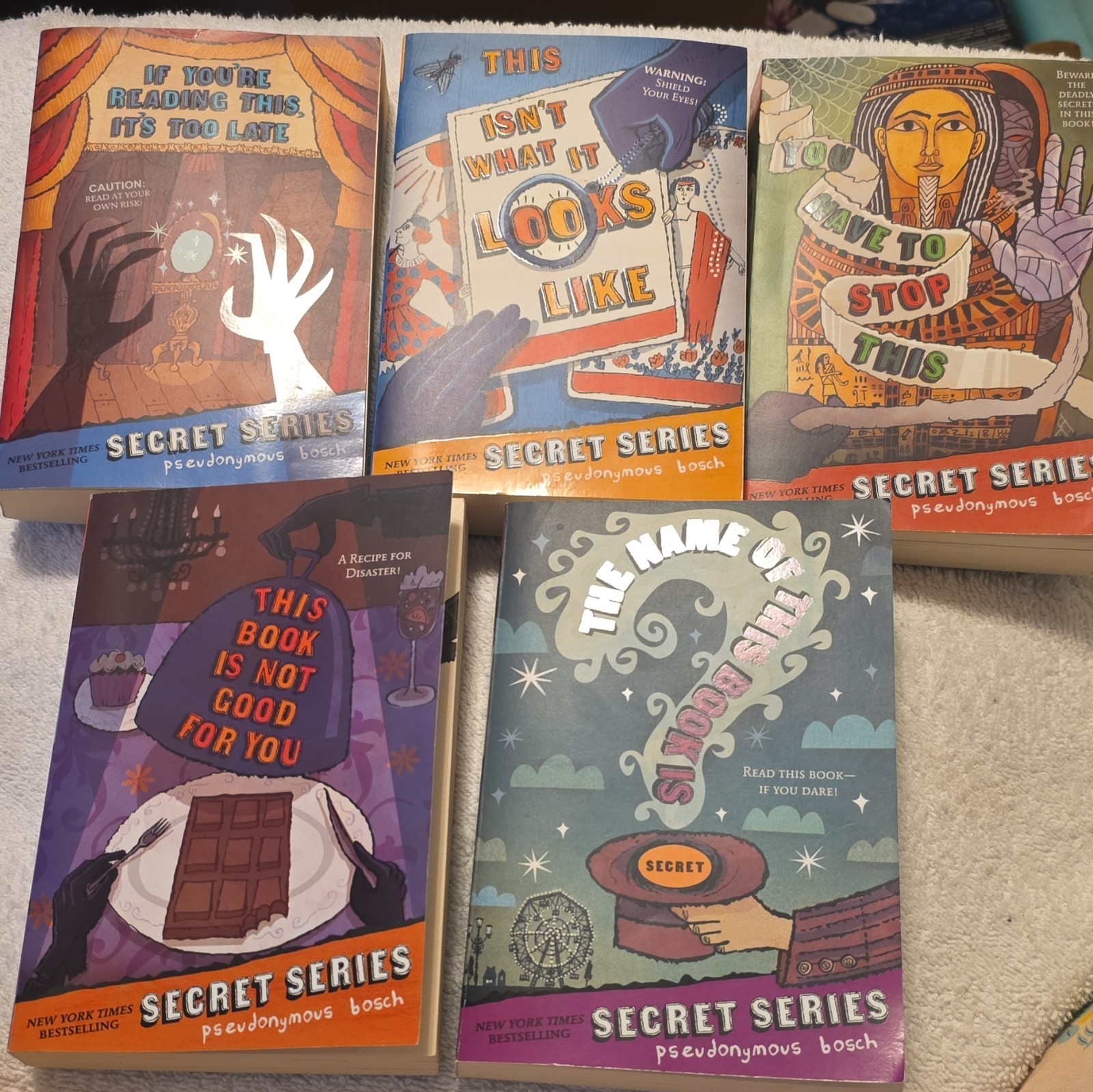 Pseudonymous Bosch – The Secret Series Books 1-5 PB Juvenile Mysteries