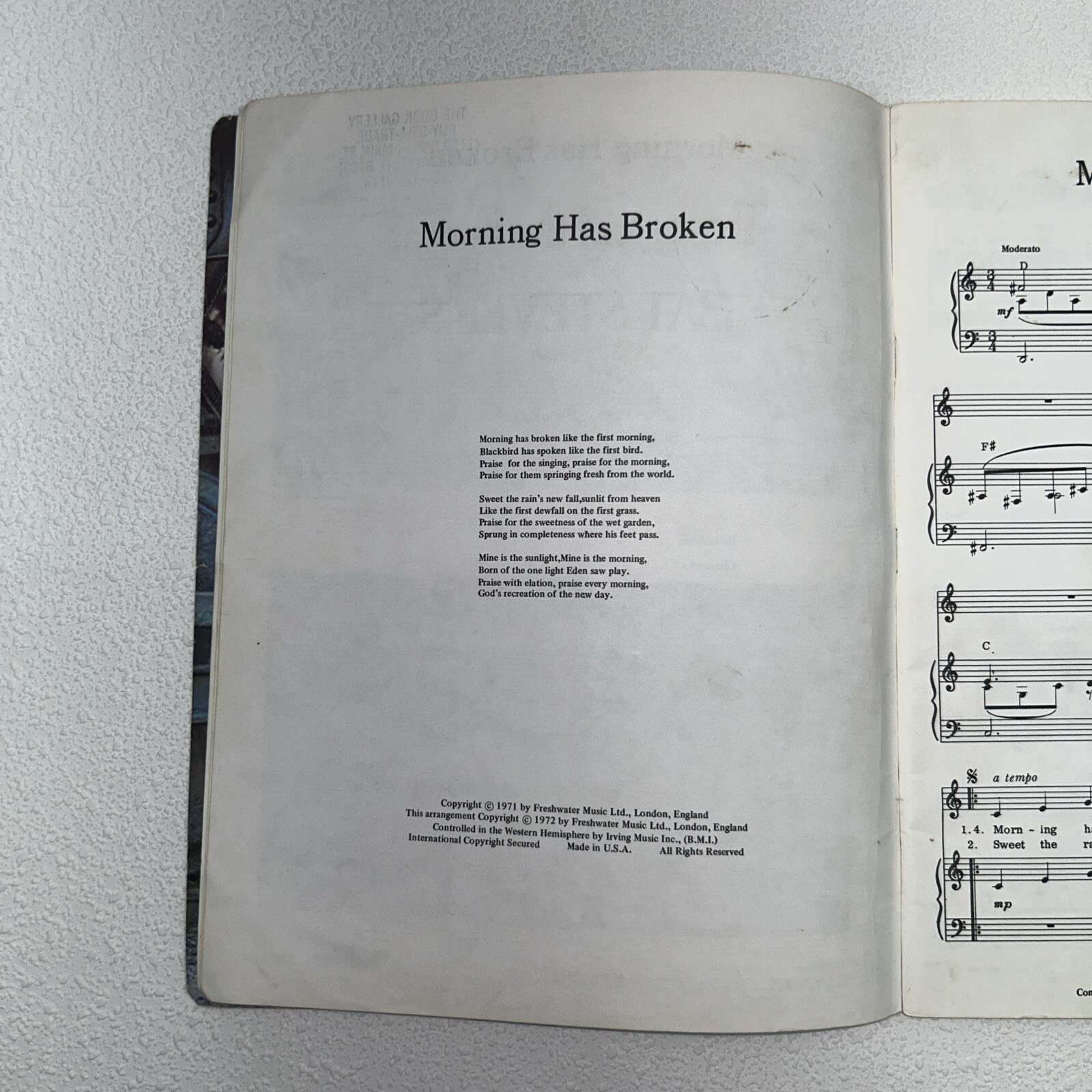 CAT STEVENS-Teaser and the Firecat-COMPLETE Album Songbook-Sheet Music-SUPERB!