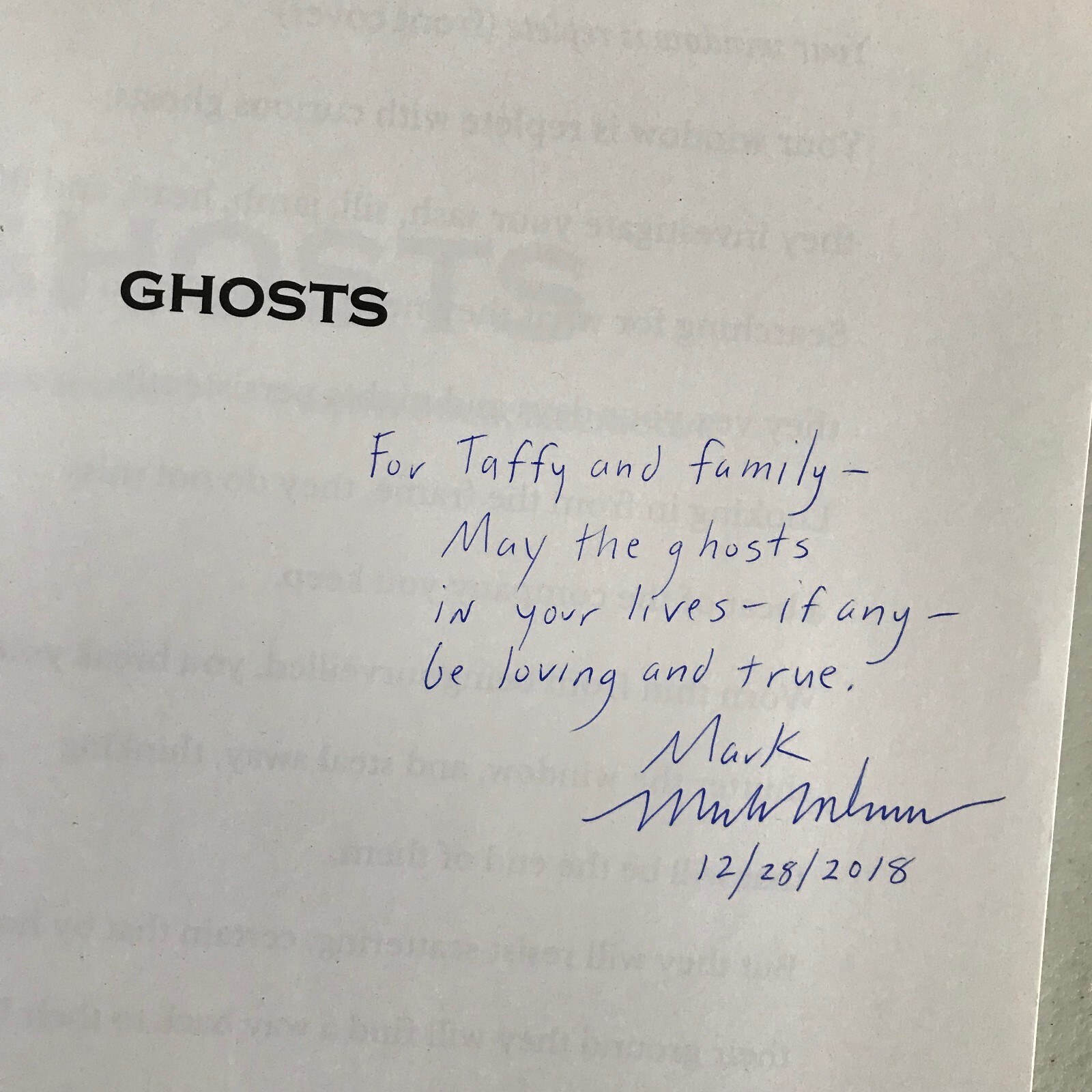 Ghosts – by Abby Shahn & Mark Melincove – PB Signed by Author!