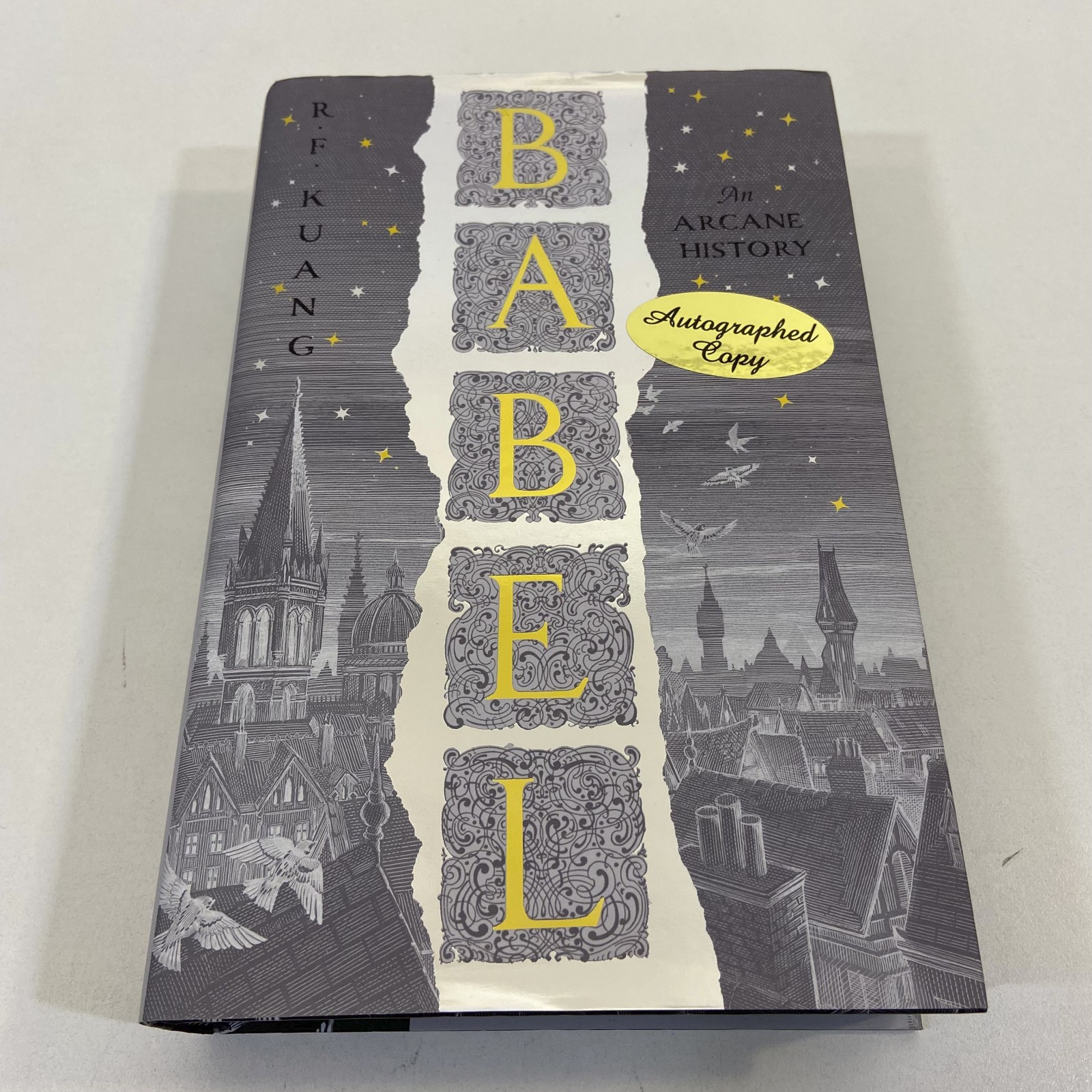 Babel Signed by R F Kuang 2022 HCDJ FairyLoot Edition Novel Harper Voyager VGC