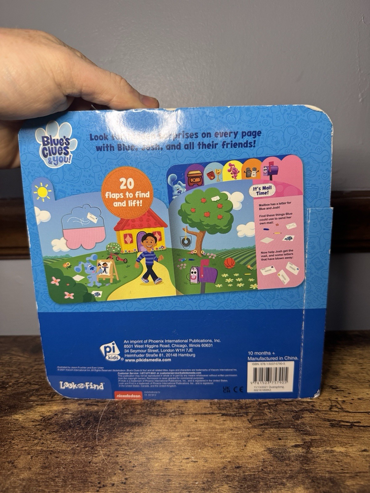 Nickelodeon Blue’s Clues & You: Peek-A-Boo, Blue! – (Look and Find) (Board Book)