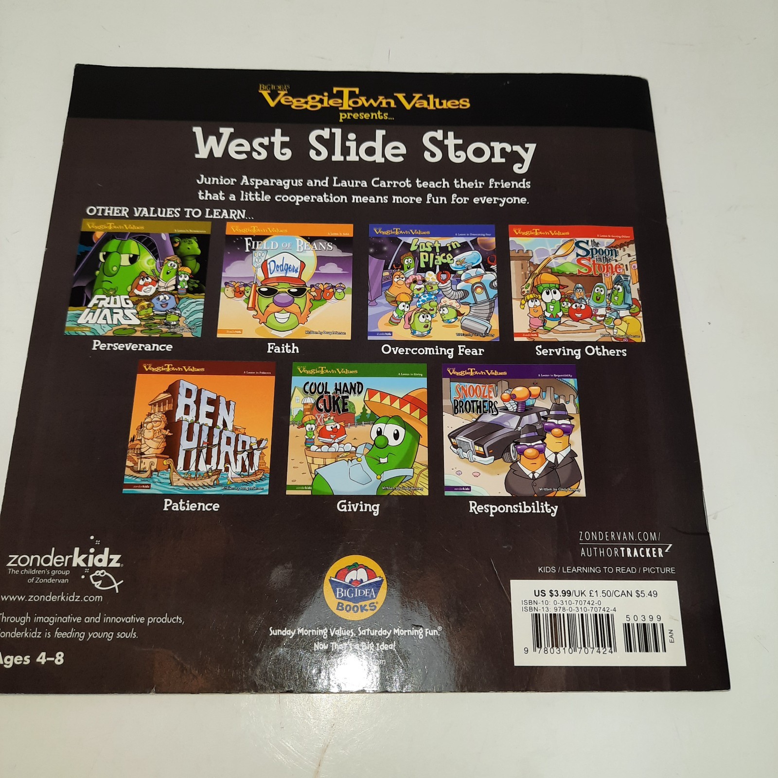 Veggie Tales Bundle: Puzzler Game, Books, Dictionary, Bible Storybook