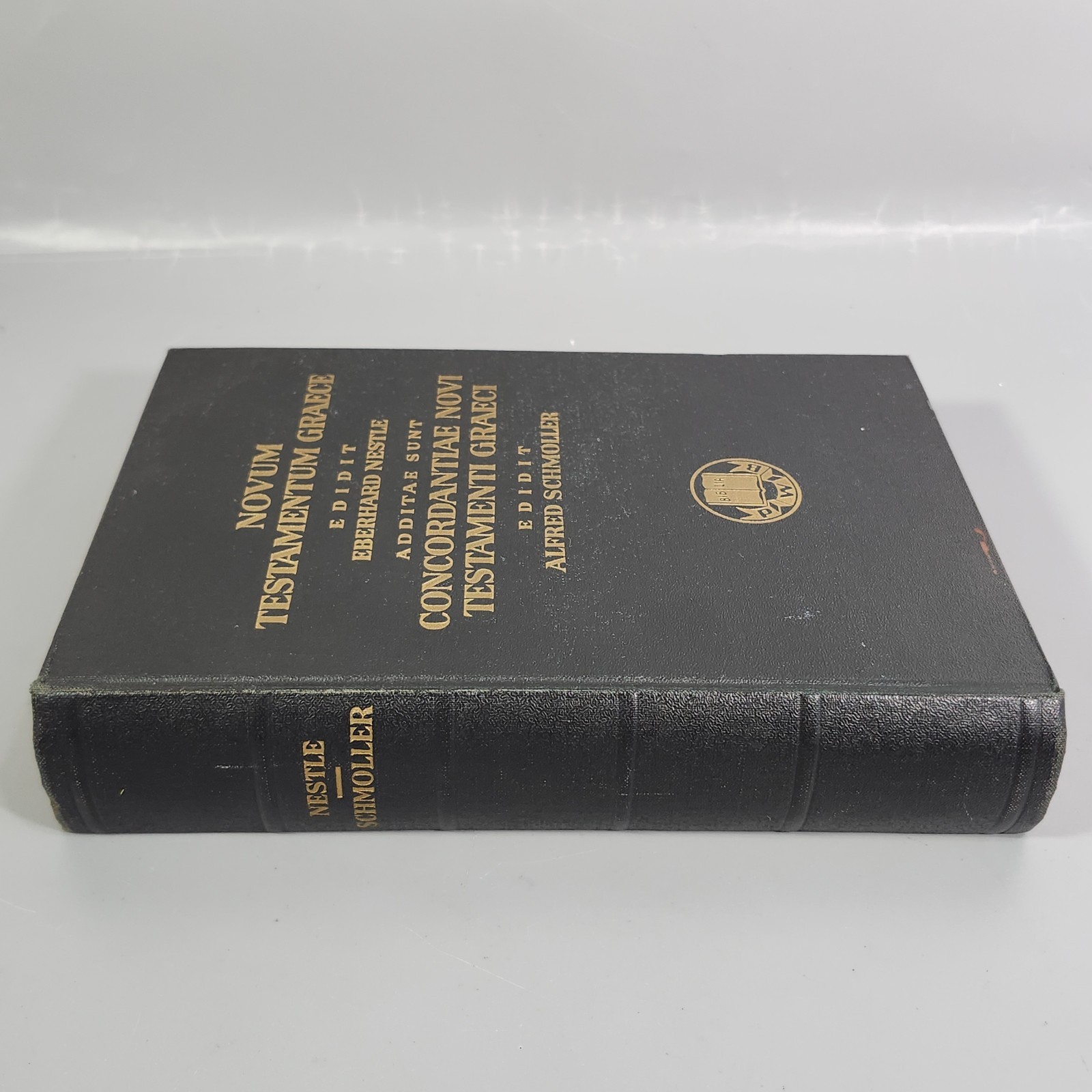 Novum Testamentum Graece New Testament Concordance in Greek 1953 Eberhard Nestle