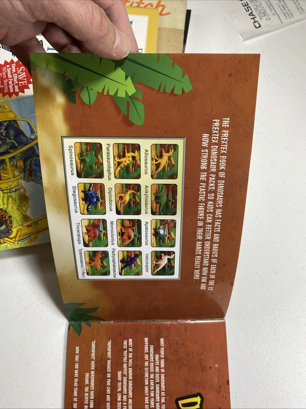 The Prextex Book of Dinosaurs Staple Bound Paperback Book (book only) (24 pages)