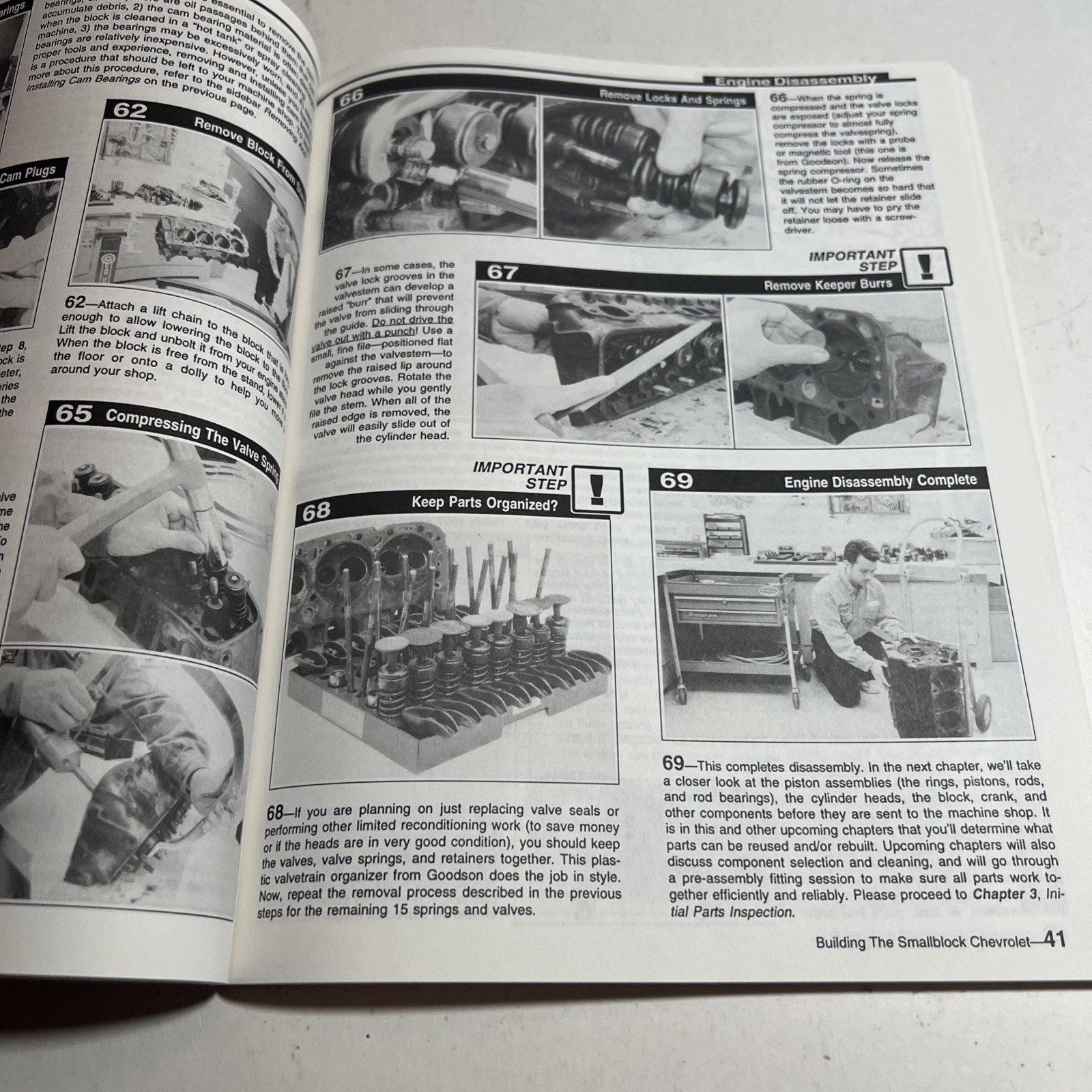 How to Build Small-Block Chevrolety Larry Schreib Larry Atherton Workbench Book