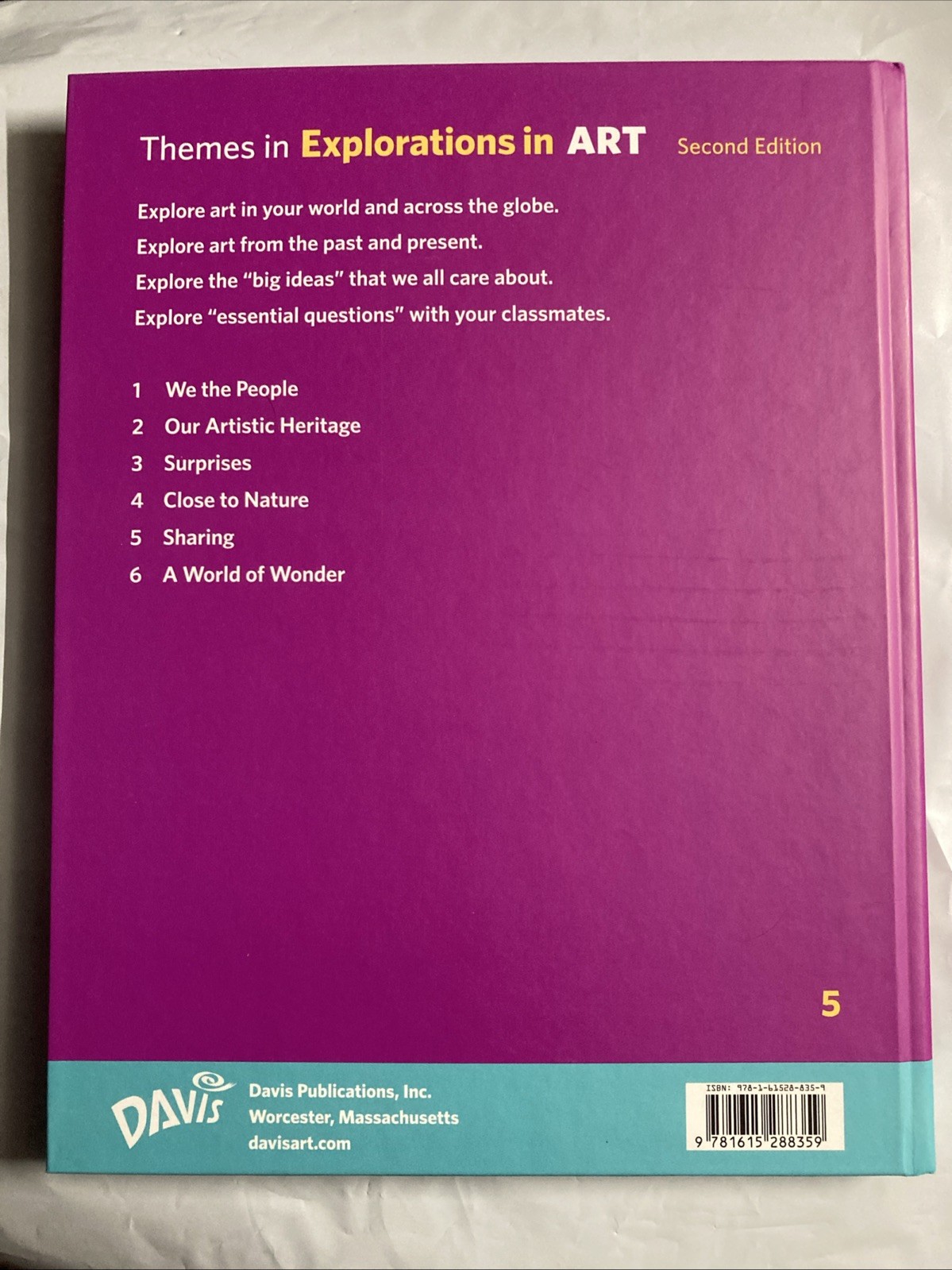 Explorations in Art Volume 5 by Marilyn G. Stewart NEW