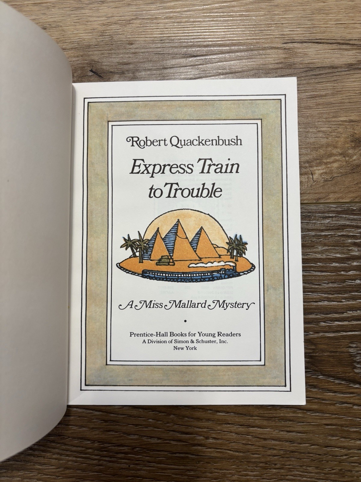 ‘Express Train to Trouble’ Book By Robert Quackenbush A Miss Mallard Mystery