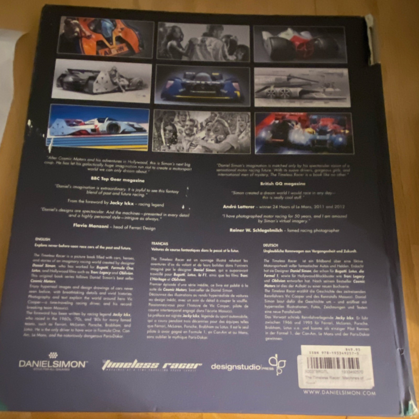 Daniel Simon Timeless Racer: Visions of the Future HC 2013 Design Studio Press