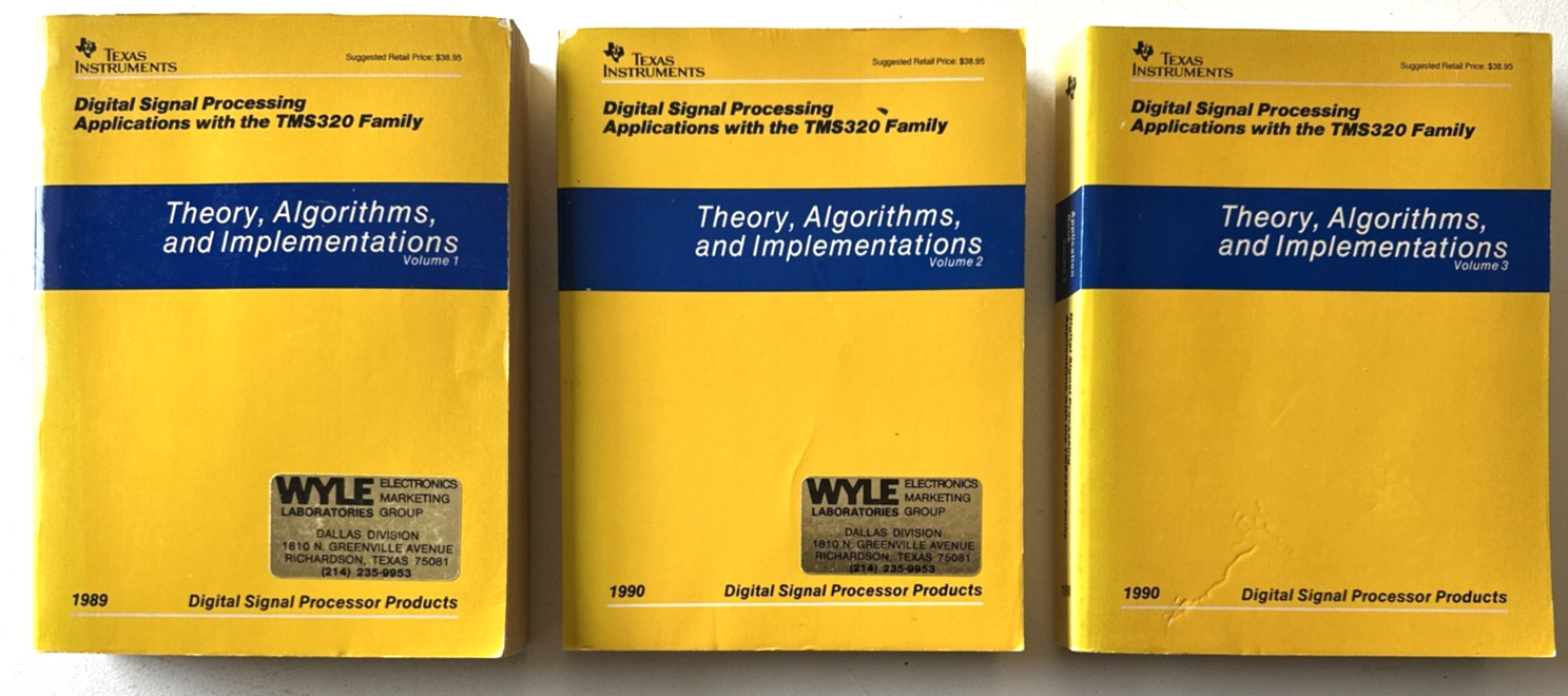 TI Digital Signal Processing Applications Theory,Algorithms,&Im.W/TMS320 V.1,2,3