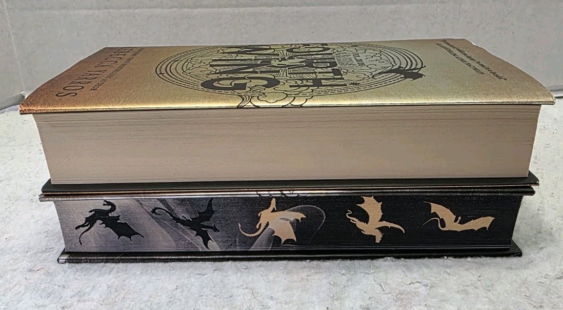 Fourth Wing & Onyx Storm Hardcover Sprayed Edges Book 1 & 3 Fourth Is 1st Ed