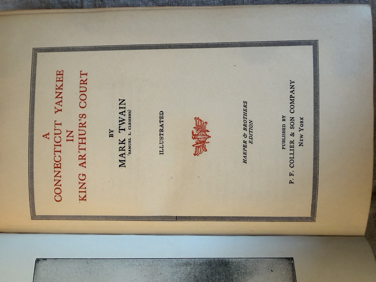 Mark Twain Collection, Harper & Brothers Edition, Collier, 10 volumes, E-75 1917