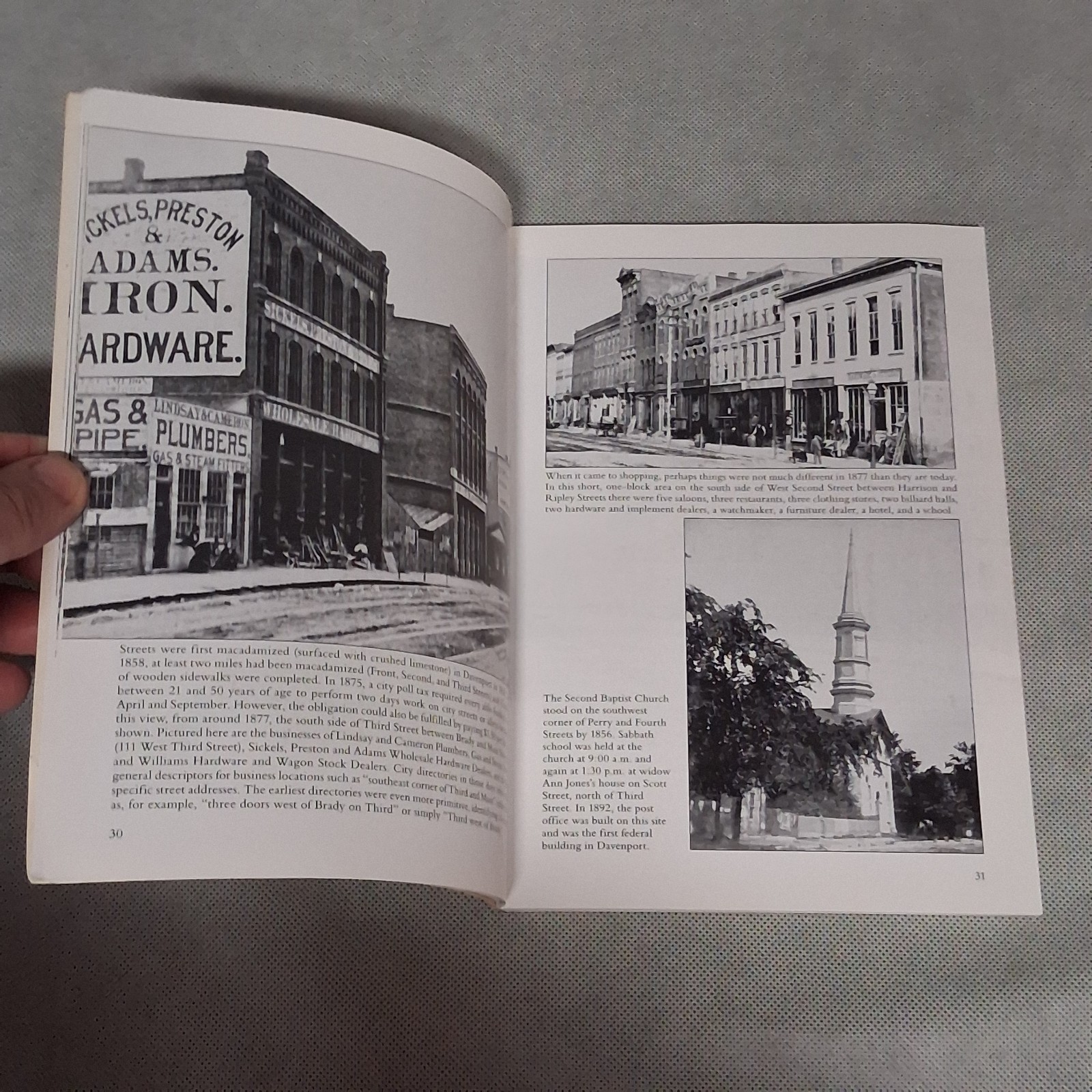 Davenport (IA) Postcard History Series Book by Doug Smith Paperback 127 Pages