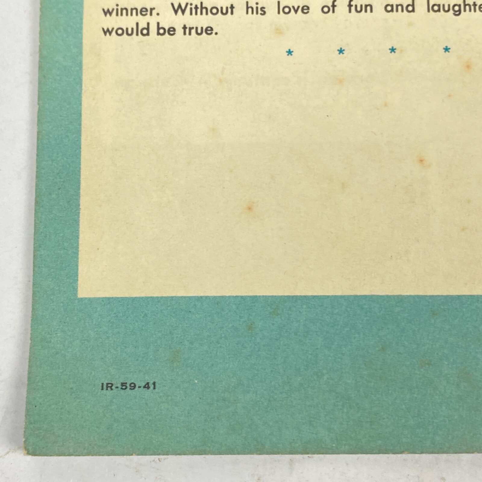 1959 Enrico Fermi and the Atomic Age 12 Page Booklet Cold War USA Americana
