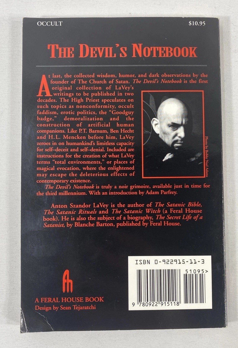 2 PB lot – The Satanic Rituals + The Devil’s Notebook – Anton Szandor LaVey