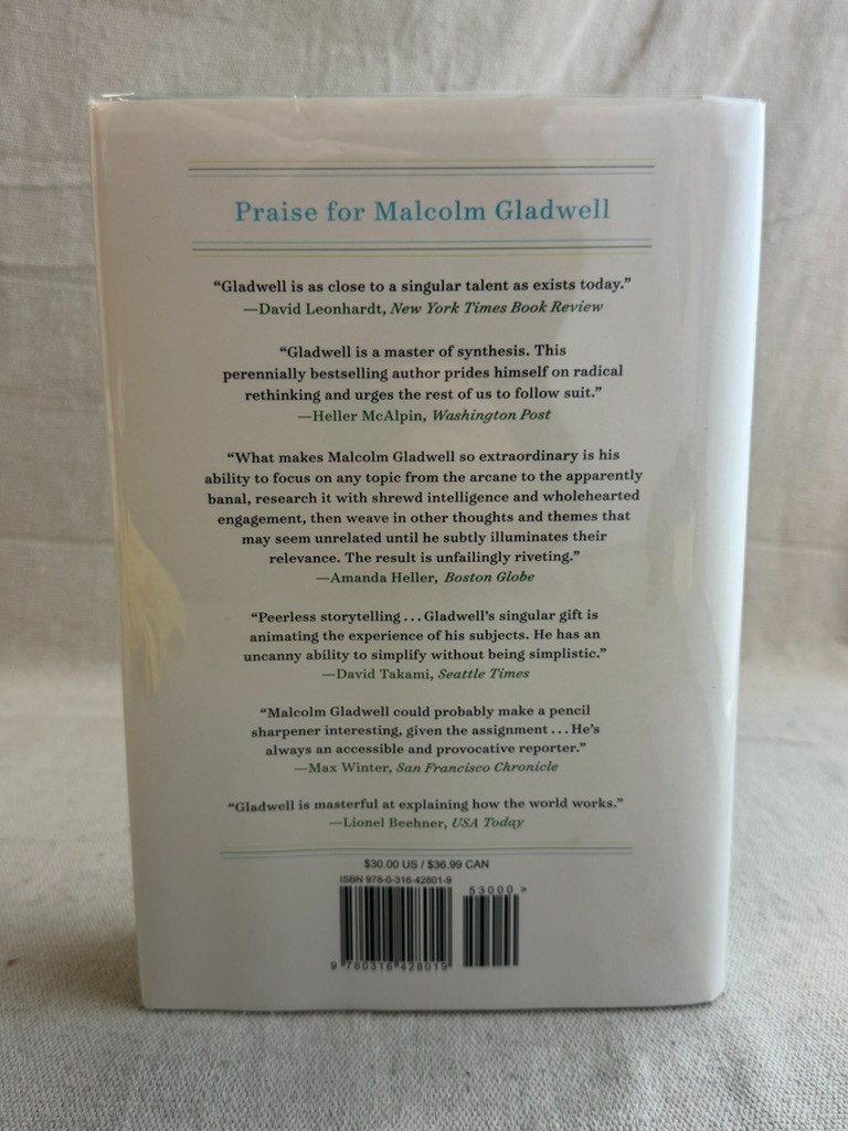 TALKING TO STRANGERS Malcolm Gladwell ~ FLAT SIGNED (not a label) 1st Edition HC
