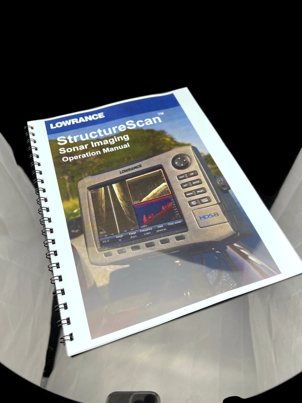 Lowrance Structure Scan Sonar Imaging HDS8 Operator Manual Instructions