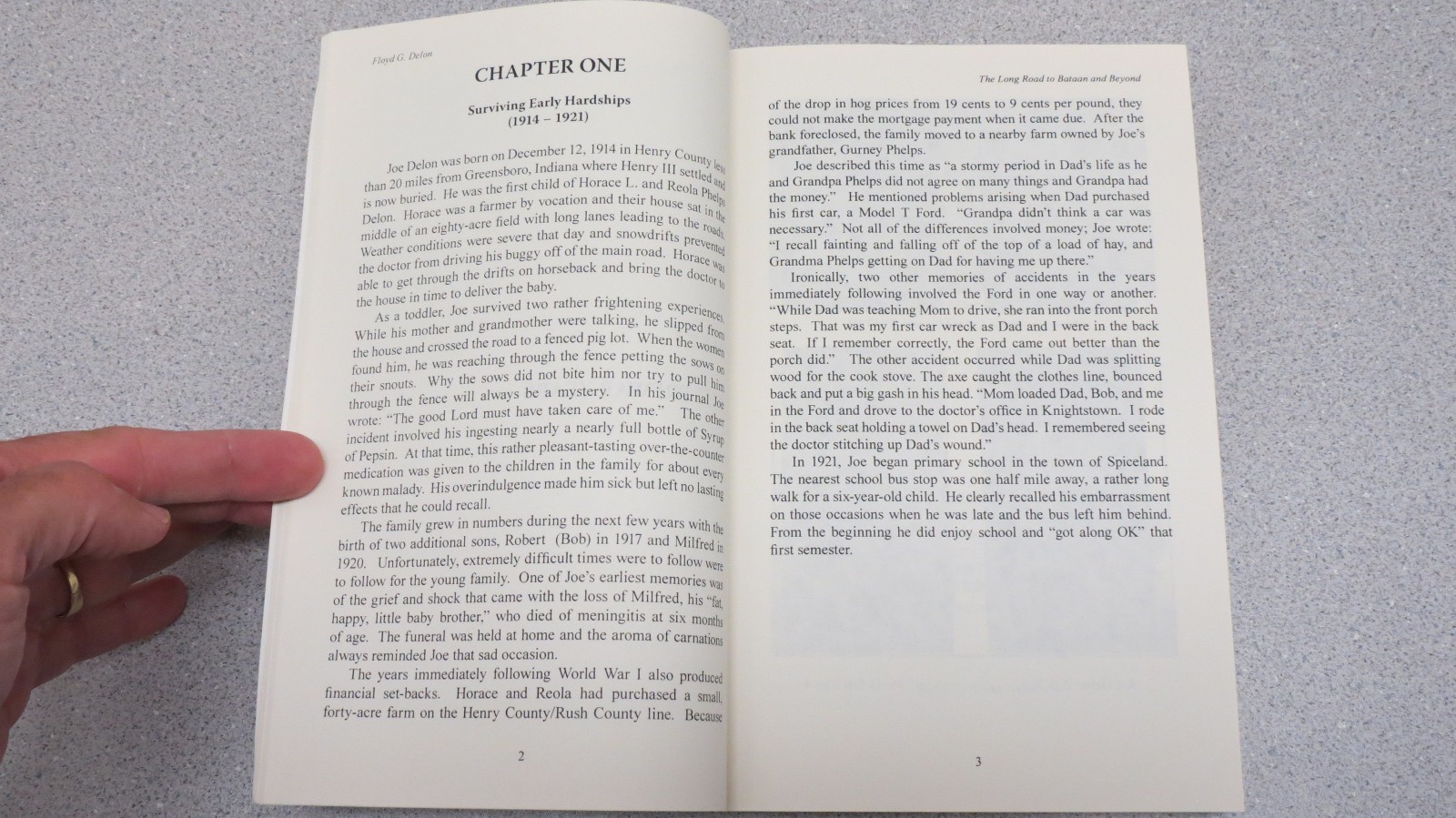Long Road to Bataan and Beyond : Letters and Memories Joseph Paul Delon & Floyd