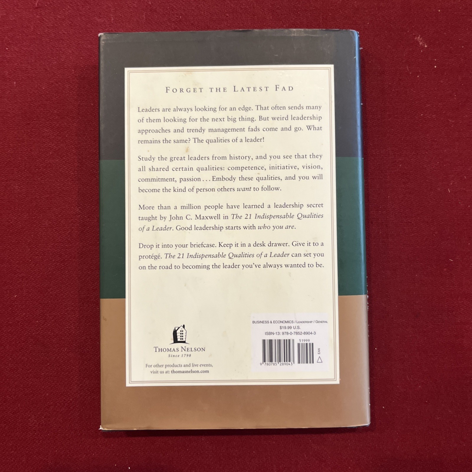 Lot 4 John C. Maxwell Books Leadership Discipline Parenting Hardcover
