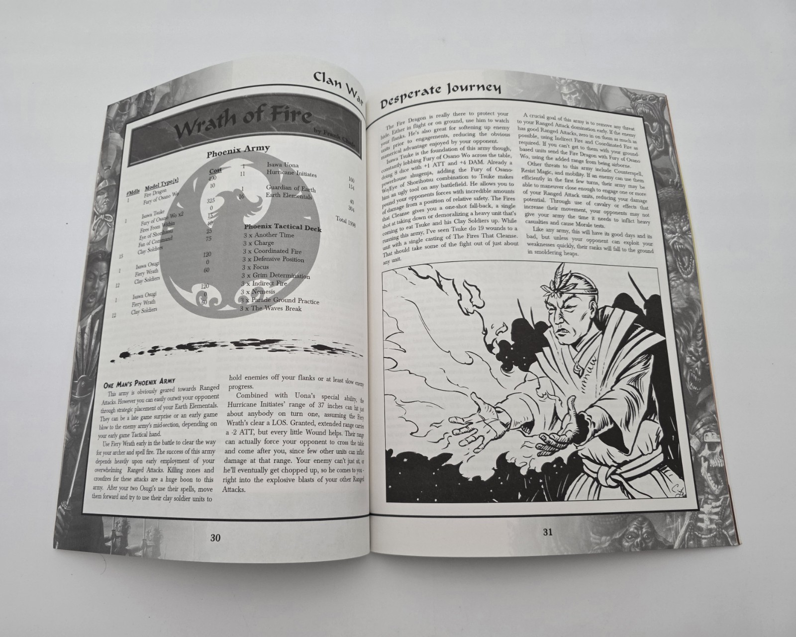 L5R Clan War Desperate Journey Book CW 1001 – 2000 Wizards of the Coast AEG