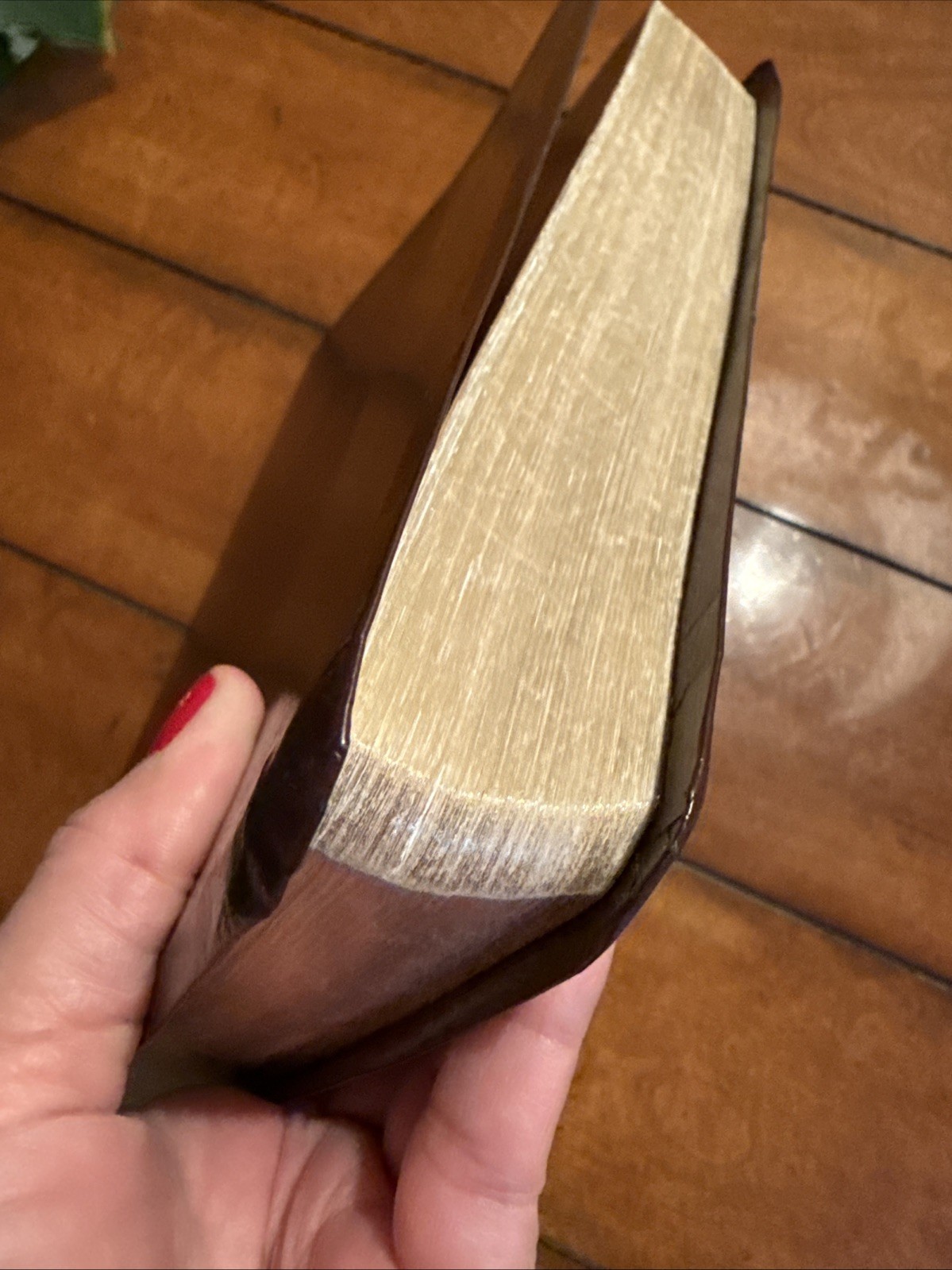 NIV Rainbow Study Bible Color Coded Bold Line 1992 Burgundy RSI Bonded Leather