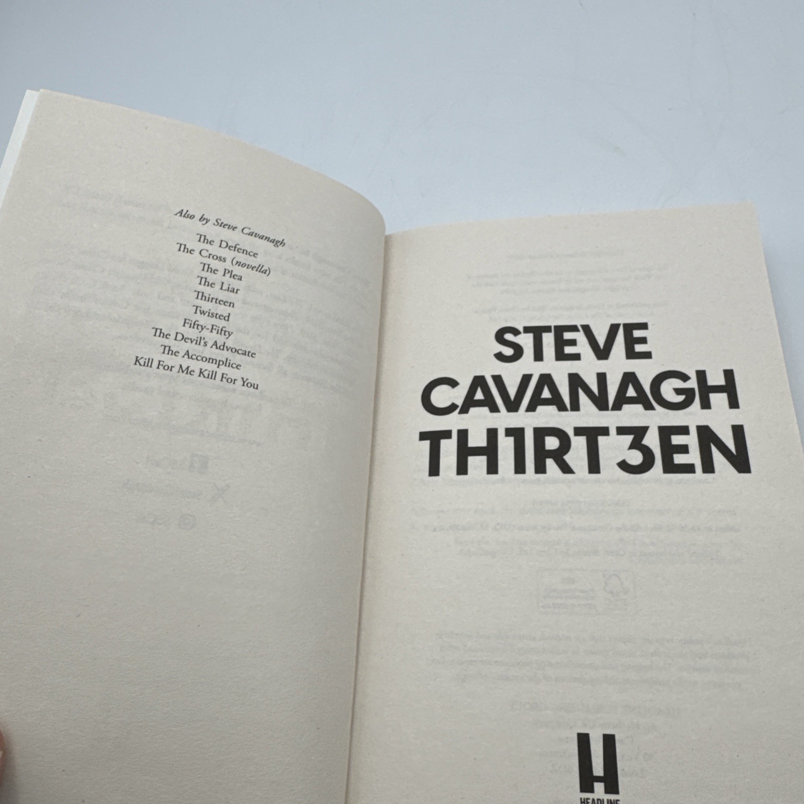 Thirteen by Cavanagh, Steve Paperback / softback Book