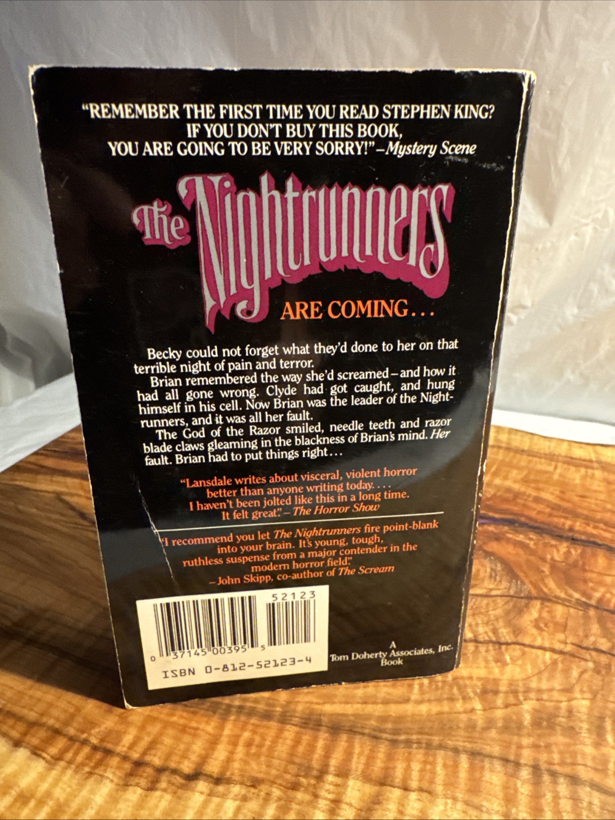 The Nightrunners by Joe R. Lansdale PB 1987 Pre-Owned