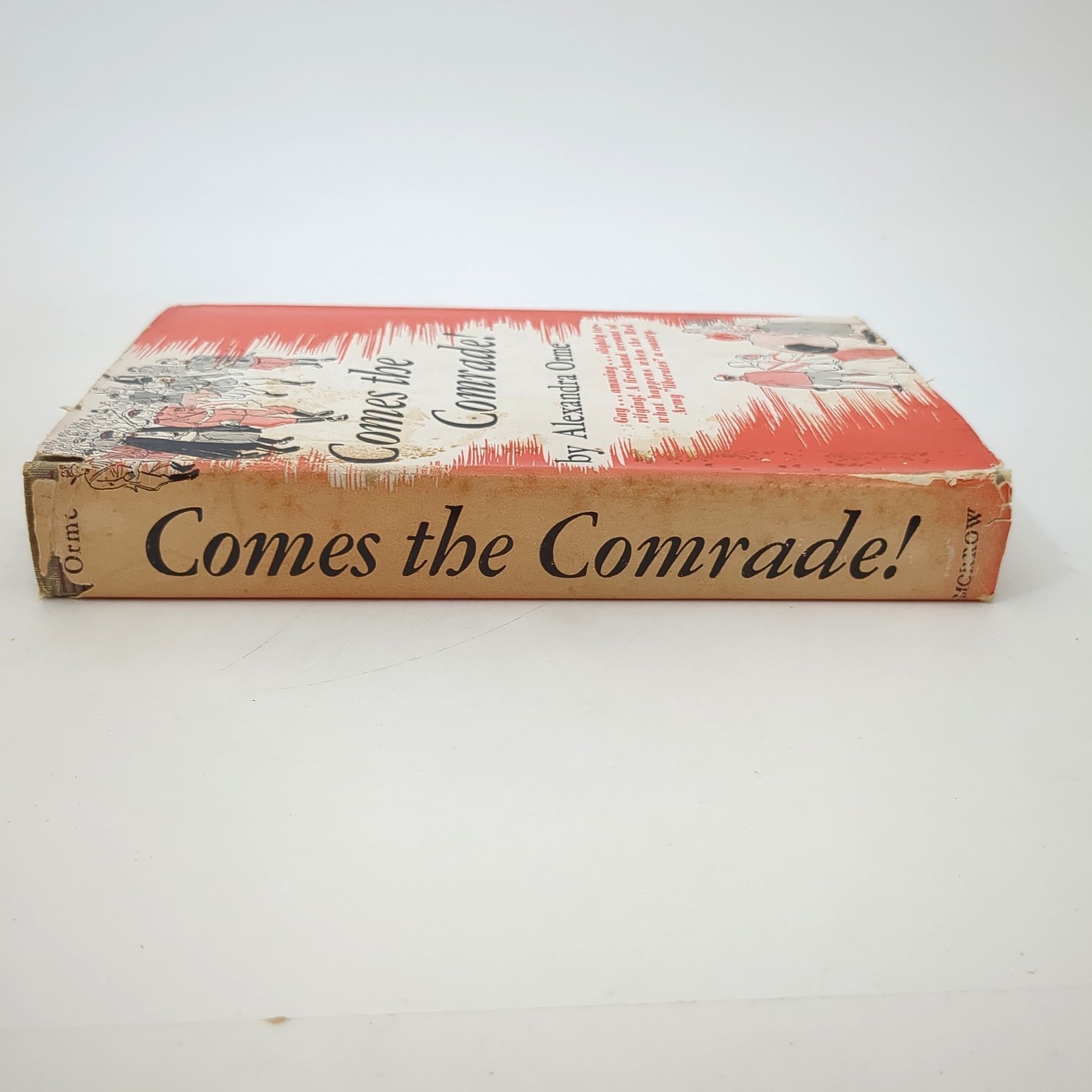 Comes the Comrade Polish Translation Vintage Hardcover Book Alexandra Orme 1950